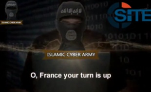 Un tract des hackers de l'Islamic Cyber Army.