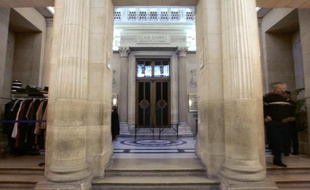 L'entrée de la Cour d'appel de Paris le 10 janvier 2005
