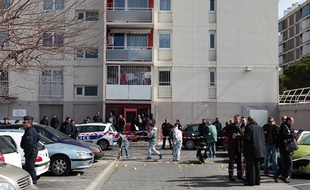 Deux personnes ont été tuées dans une fusillade dans le 13e arrondissement de Marseille le 13 mars 2013 dans la cité des bleuets.