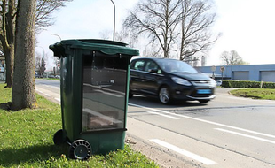 Le radar NK7 est parfois camouflé dans des poubelles.