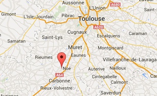 Carte de localisation de Longages, en Haute-Garonne.