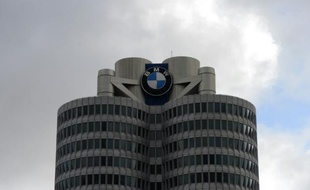 Le siège du groupe automobile allemand BMW.