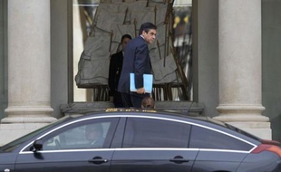 François Fillon arrive à l'Elysée samedi 5 novembre 2011.