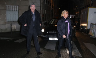Patrick et Isabelle Balkany, le 30 janvier 2015 à Paris.