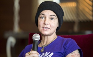 Sinead O'Connor, lors d'une interview à Budapest (Hongrie), en 2015.