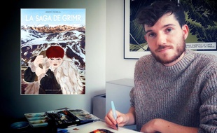 Jérémie Moreau et son album, La saga de Grimr