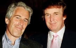 En images, Donald Trump empêtré dans l’affaire Epstein