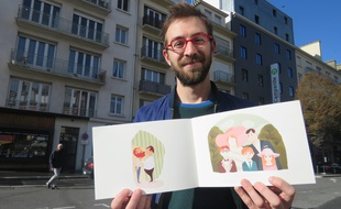 Carnettiste de mariage, Vincent propose des carnets de croquis pour les mariages.