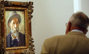 Un autoportrait d'Auguste Renoir.