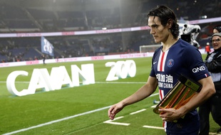 Cavani, à la fin de PSG-Bordeaux