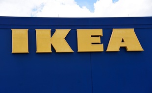 Une enseigne Ikea