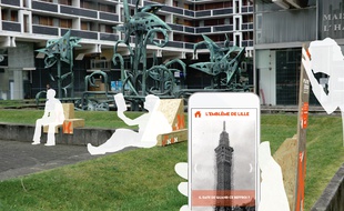 L'espace connecté de la place du Beffroi, à Lille