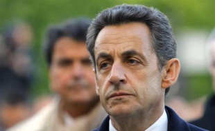 Nicolas Sarkozy, le 24 avril 2012, à Paris, lors de la cérémonie du 97e anniversaire du génocide arménien.