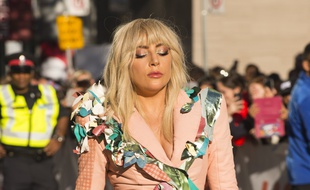 La chanteuse Lady Gaga à Toronto au Canada