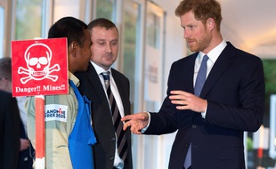 Le prince Harry lors de la réception organisée au palais de Kensington pour le Landmine Free 2025