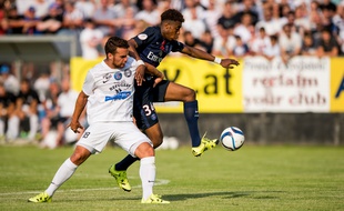 Presnel Kimpembe lors d'un match amical du PSG à Vienne le 12 juillet 2015.