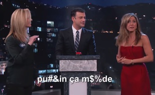 Lisa Kudrow et Jennifer Aniston chez Jimmy Kimmel