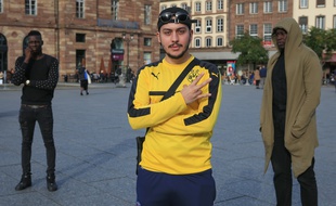 Strasbourg le 13 octobre 2016. Le rappeur strasbourgeois MRC.