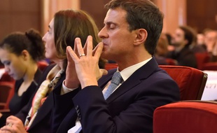 Manuel Valls, le 5 mai 2017 à Paris.