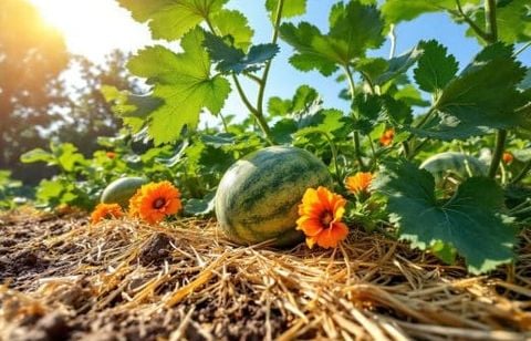 Comment protéger vos melons de la sécheresse estivale : la méthode naturelle pour des fruits sucrés et abondants sans arrosages quotidiens