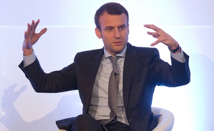 Emmanuel Macron à Londres, le 14 avril 2016.