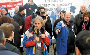 Mardi, les ex-Molex ont retrouvé l'ambiance et les accents des jours de lutte.