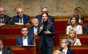 Aurore Bergé à l'Assemblée nationale le 7 mai 2019.