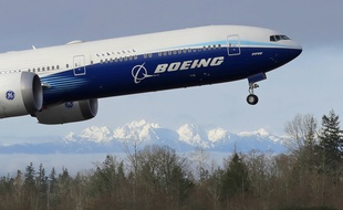 Un avion de Boeing. (illustration)