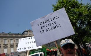 Illustration de la lutte contre les discriminations, et notamment l'homophobie lors de la semaine de la visibilité à Strasbourg.