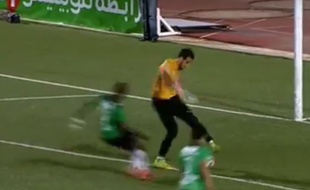 Le gardien de Belouizdad Malik Asselah, le 2 octobre 2015.