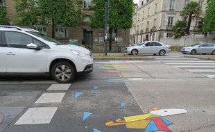 Sur le boulevard de la Liberté à Rennes, la famille canard a désormais la priorité.