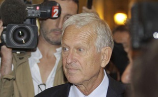 Michel Roussin, ancien bras droit de Jacques Chirac et premier prévenu entendu lors du procès des emplois présumés fictifs, le 6 septembre 2011 au Palais de justice de Paris.