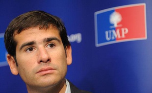 Benjamin Lancar, président des Jeunes populaires, le mouvement des jeunes de l'UMP, le 31 août 2011 à Paris.