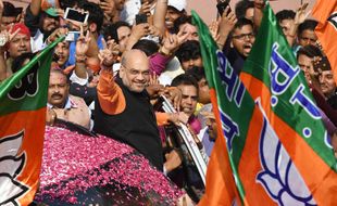 Le Bharatiya Janata Party est en tête des résultats provisoires aux législatives en Inde, ce 23 mai 2019.