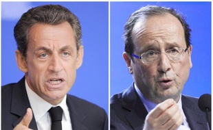 Nicolas Sarkozy perd un point d'intentions de vote au premier tour de la présidentielle par rapport au 19 février, à 26%, tandis que François Hollande, toujours en tête, est stable à 29%, selon une enquête OpinionWay-Fiducial.