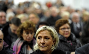 Marine Le Pen à Hénin-Beaumont le 4 décembre 2016.