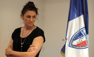 Sandra Bertin, le 24 juillet 2016 à Nice.