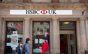 Illustration d'une agence HSBC.
