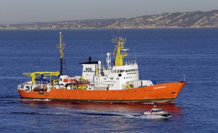 Le bateau "Aquarius" était jusque là celui qui servait pour les opérations de SOS Méditerranée.