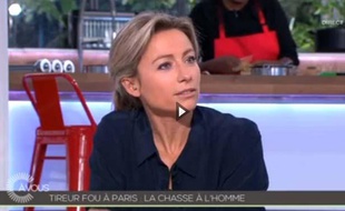 Capture d'écran de l'émission «C à vous» sur France 5.