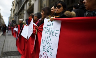 Manifestation à Marseille le 25 novembre 2016 lors de la journée internationale des femmes