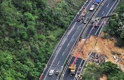 Le bilan de l’effondrement d’une autoroute en Chine monte à 36 morts