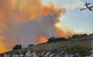 L'incendie de Villeveyrac est reparti dans la nuit.