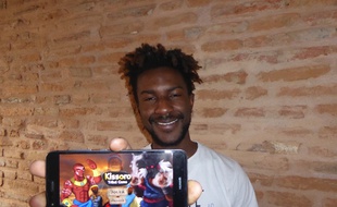 Teddy Kossoko, le créateur du jeu Kissoro Tribal Game.