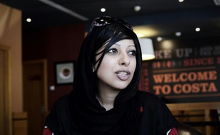 La militante des droits de l'homme Zaïnab al-Khawaja, le 6 septembre 2014 à Manama