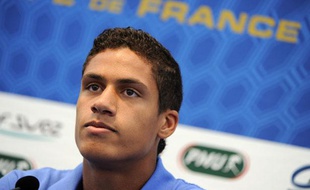Raphaël Varane, le défenseur français du Real Madrid, lors d'un stage de l'équipe de France, en août 2012, à Clairefontaine.