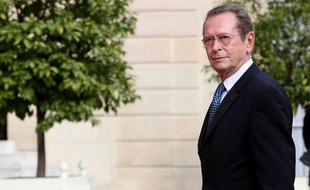 Dominique Baudis au Palais de l'Elysée, à Paris, le 15 mai 2012.