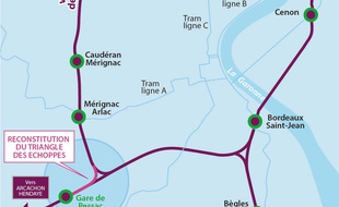 Plan d'aménagement ferroviaire.