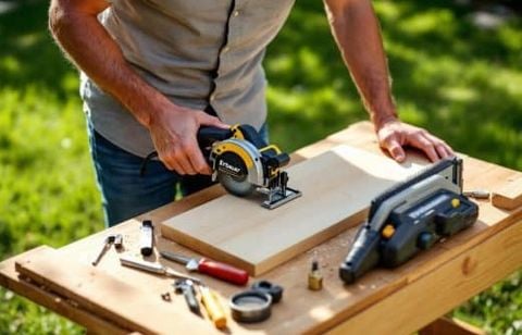 Fini les outils encombrants pour les petites coupes : la mini-scie Erbauer est à 69,93 € chez Castorama !