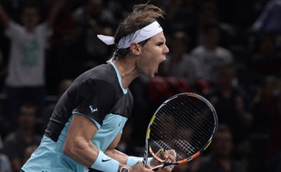 L'Espagnol rafael Nadal au tournoi de Bercy, le 5 novembre 2015.